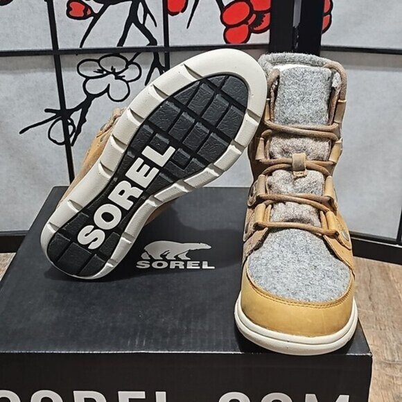 Sorel Explorer Joan Waterproof Boots Size 6 New - Picture 11 of 13